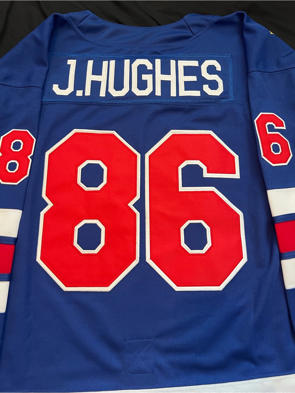 Jack Hughes Team USA Hockey Jersey 2026 Milano Cortina Olympics Nike Men’s XL - Picture 2 of 9